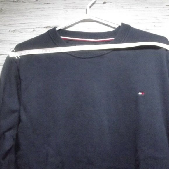 Tommy Hilfiger Men's Classic Lightweight Crew Neck Pullover Sweatshirt - Picture 5 of 7
